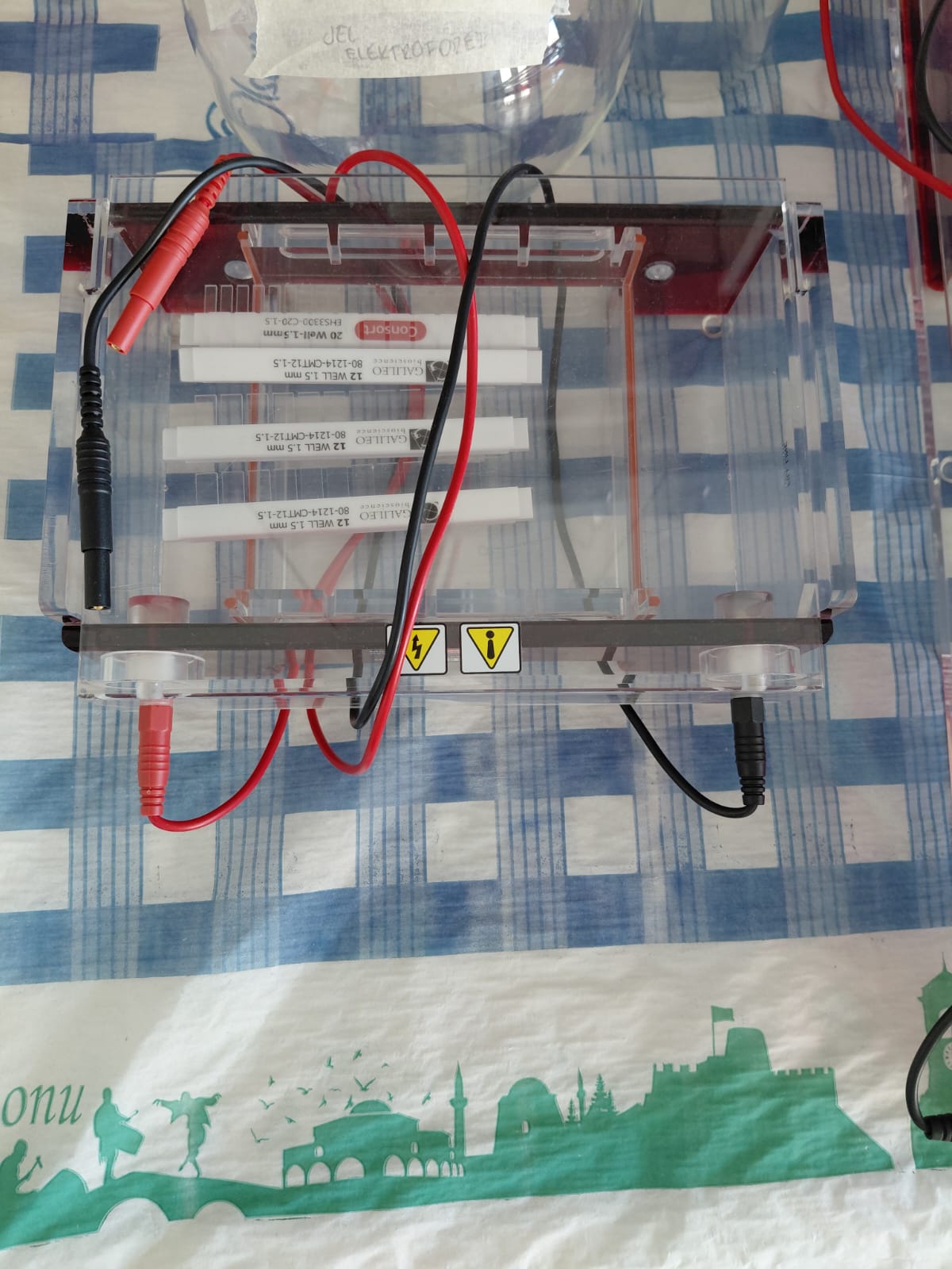 14-Nükleik Asit Elektroforez Sistemi (Küçük Ebat)