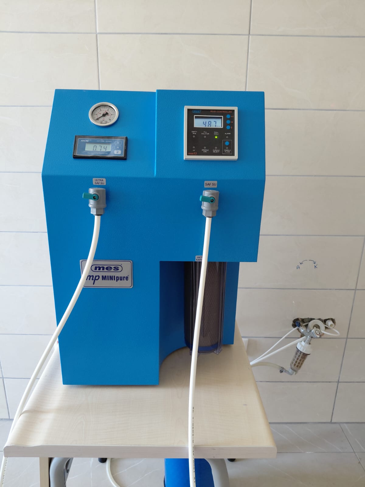 10-Laboratuvar Amaçlı Ultrasaf Su Cihazı