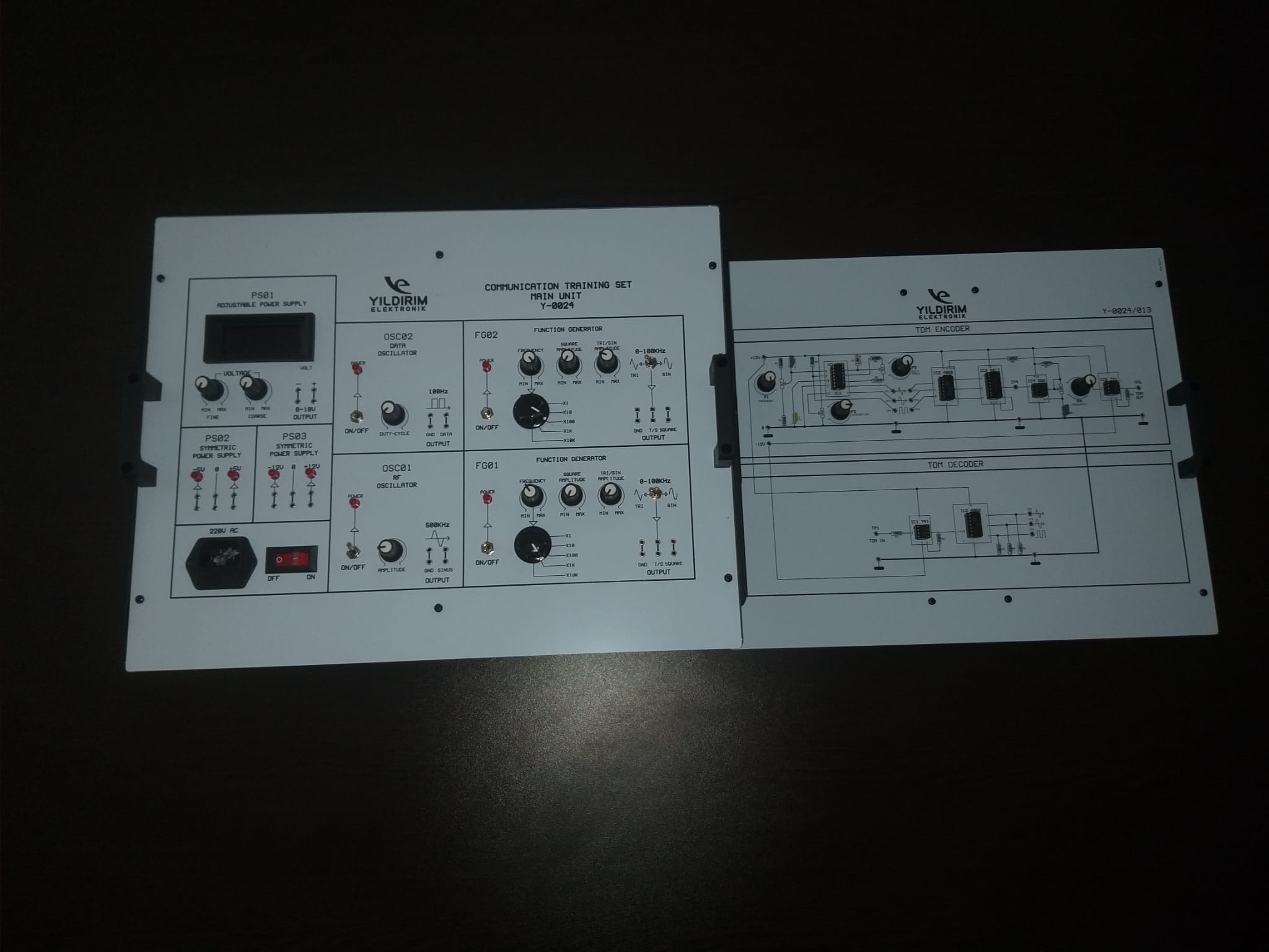 ANALOG DİGİTAL HABERLEŞME EĞİTİM SETİ