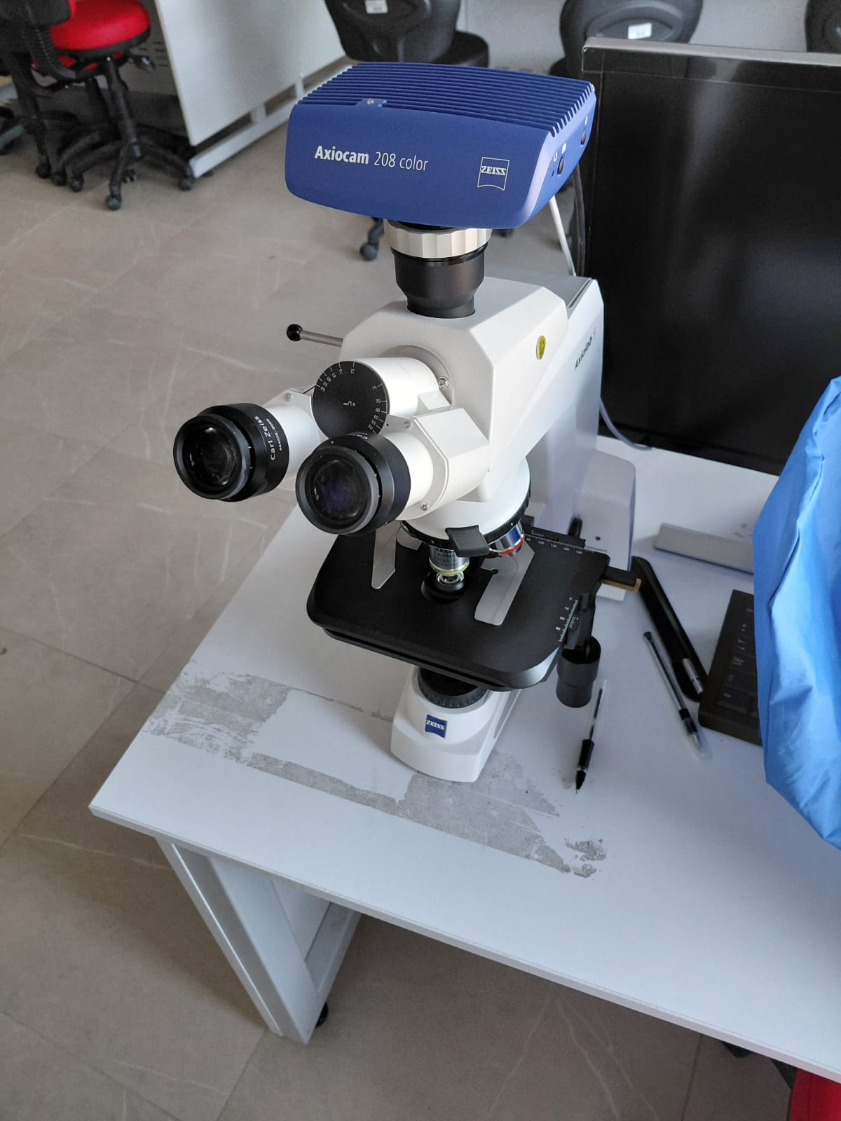 8-Optik Mikroskop (Görüntülü Araştırma Trinoküler Mikroskop)